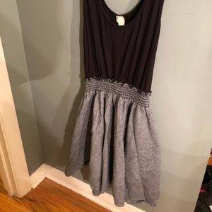 Black and grey dress